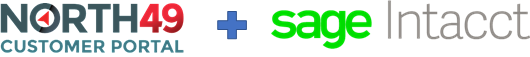 North49 Customer Portal + Sage Intacct